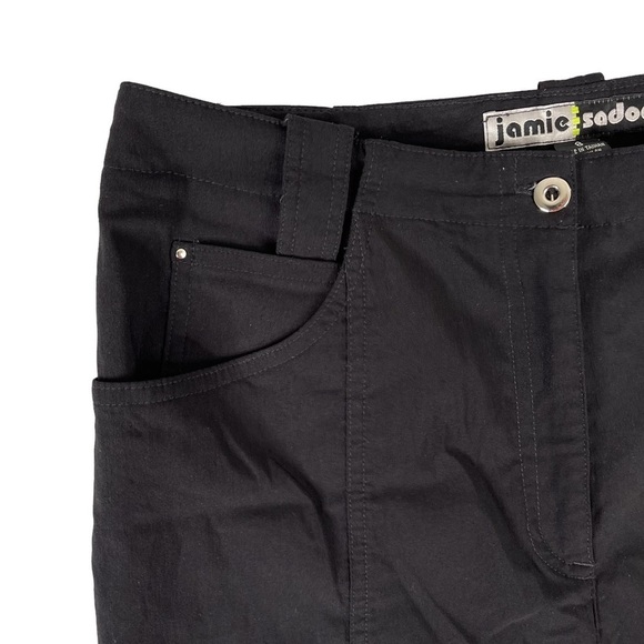 Jamie Sadock Capri Pant 8 Black Cropped Pant Golf Pickleball Hiking Performance - Picture 2 of 12